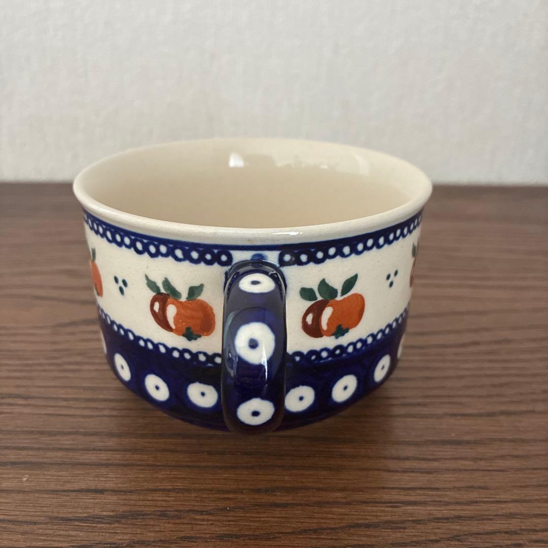 ポーランド食器　ボレス社　ハンドル付きスープカップ⭐️2時間限定タイムセール⭐️