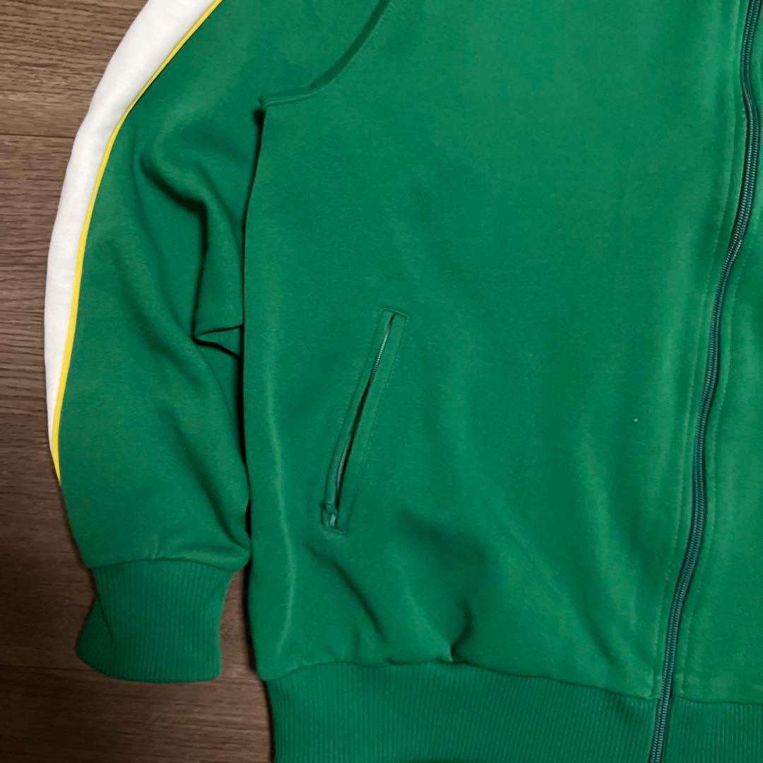 70s 80s PUMA プーマ トラックジャケット 緑 L あいみょん 良色