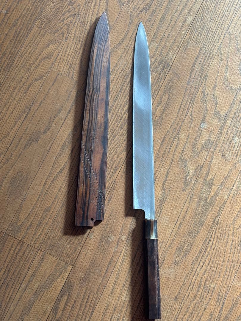あひちゃん！本焼　不動國行尺一包丁(黒檀)未使用！
