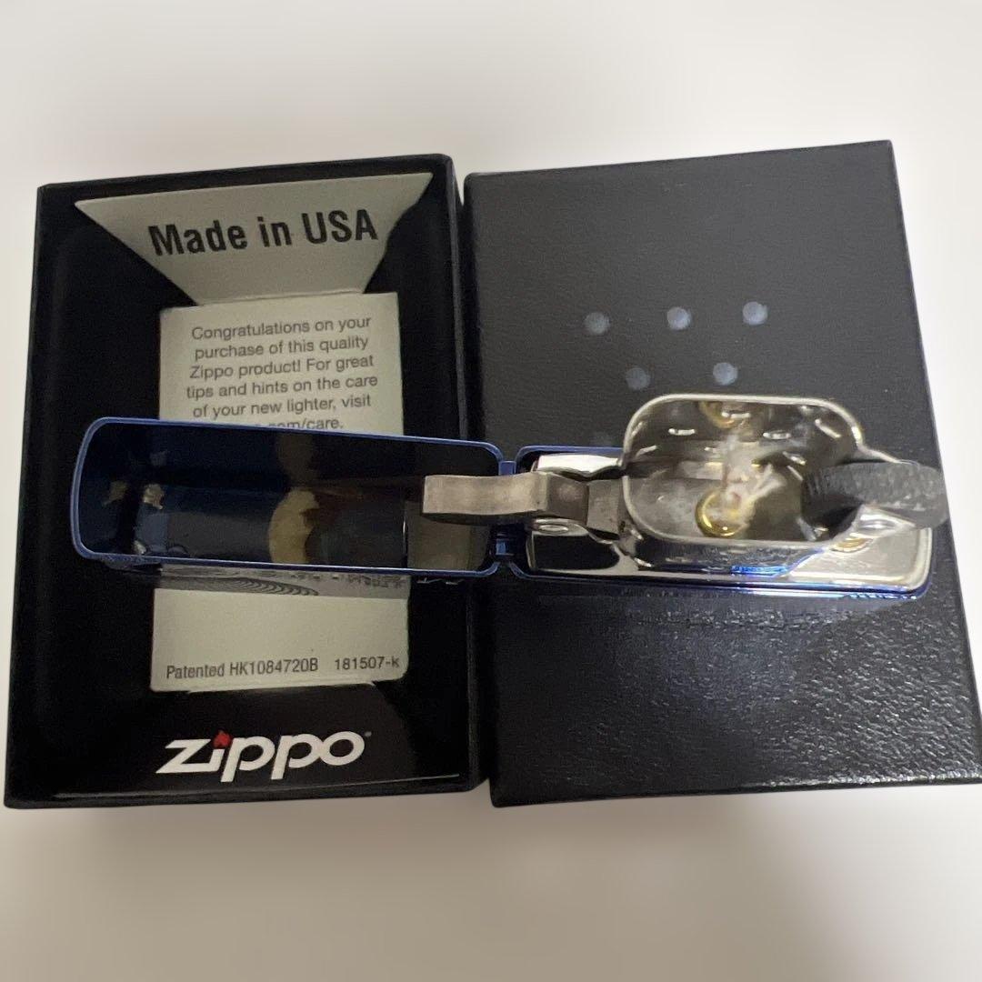 【未使用】MEVIUS（メビウス）オリジナルZippo ブルー 2020年製