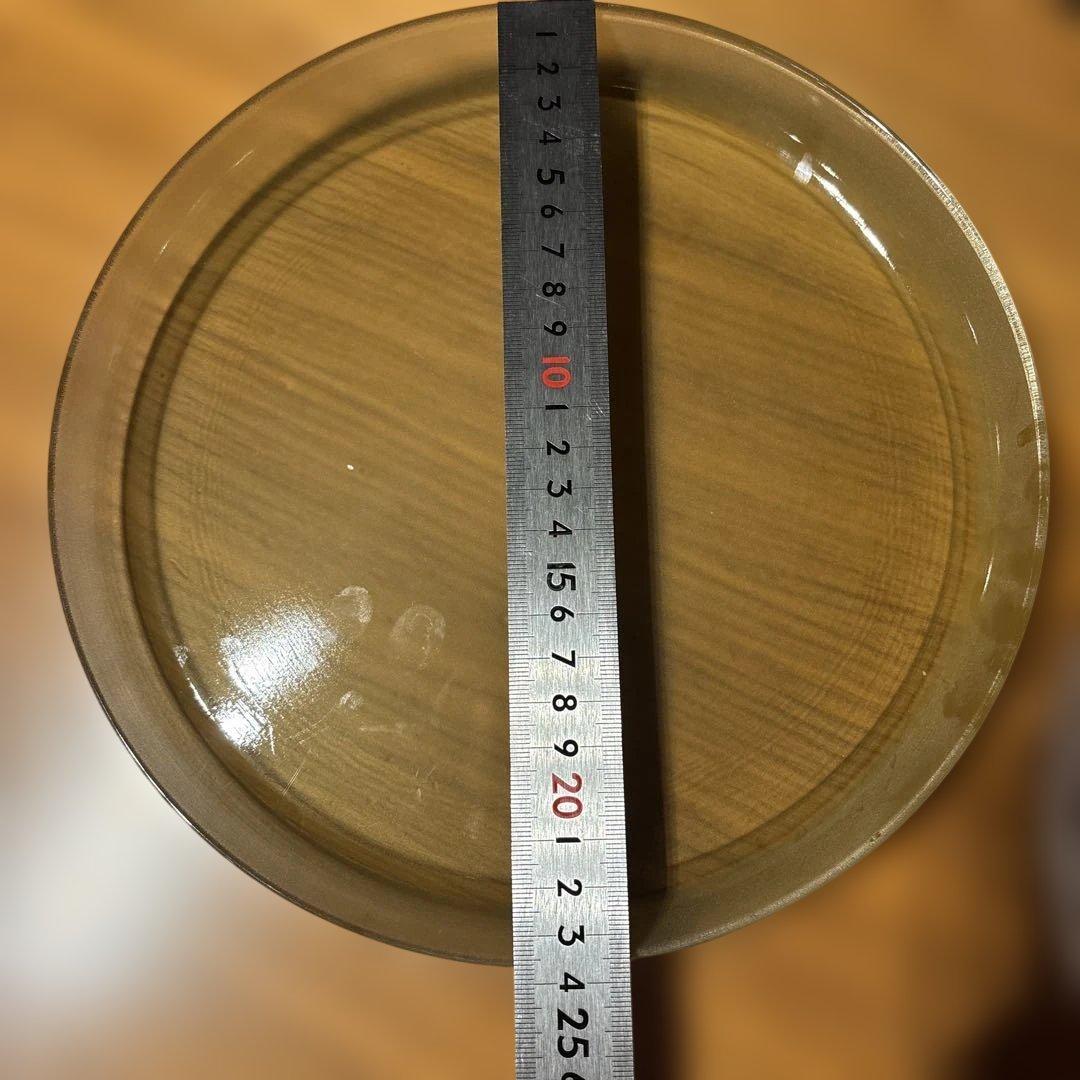 スガハラ　ガラスプレート3色セット 直径24cm【クリスマスやお正月に！】