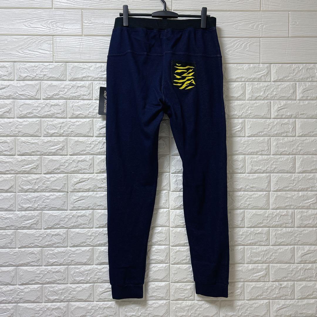 【新品未使用・タグ付き】Marble ネイビー フィットネスパンツ スウェット