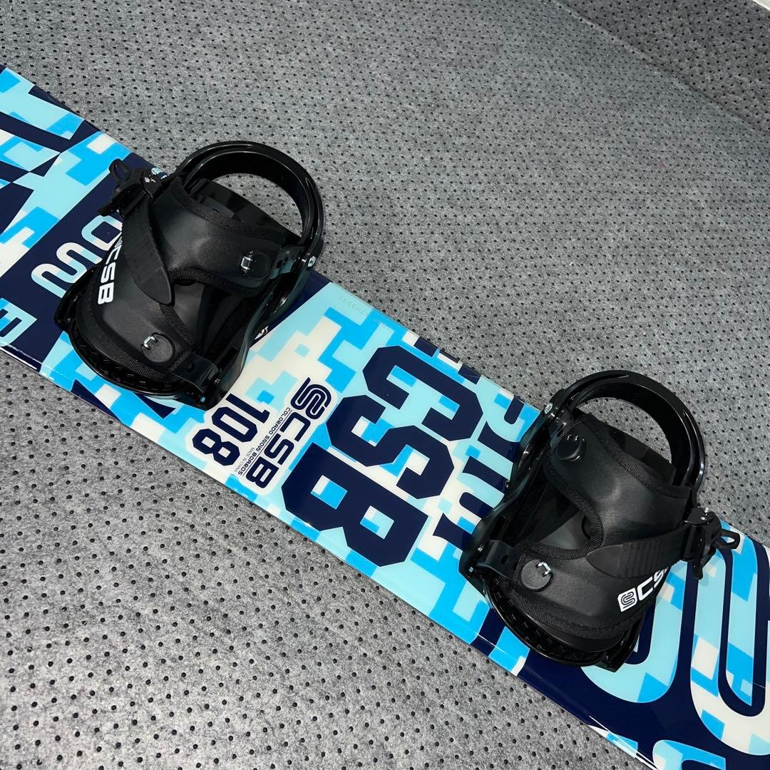 数回使用 キッズスノーボード CSB 108cm＋バイン＋ダイヤルブーツ