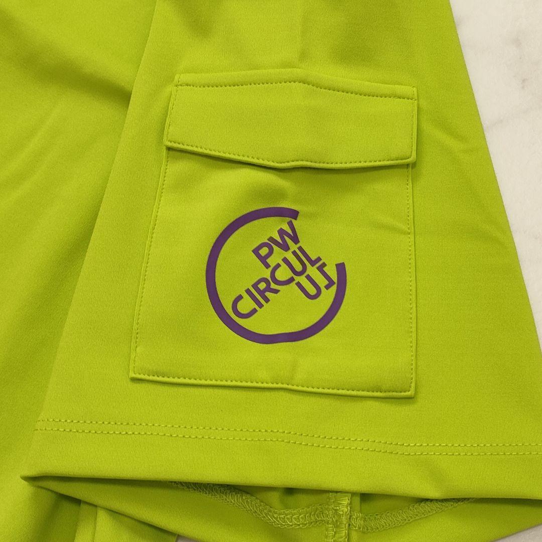【新品タグ付】PW CIRCULUS　ゴルフ　モックネック　半袖　ストレッチ　M