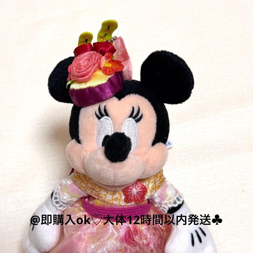 ミニー スタイルスタジオ 春 ぬいぐるみバッジ キーホルダー ディズニー