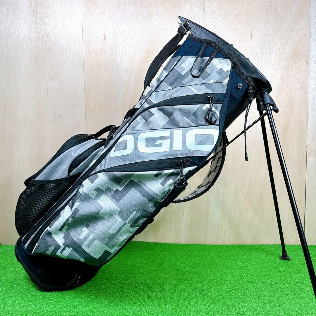 美品 OGIO オジオ WOODE HYBRID 23 スタンドキャディバッグ