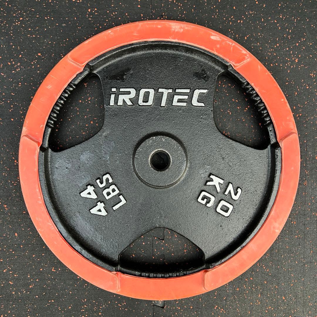 iROTEC アイロテック 28mmラバープレート 20kg②　IVANKO