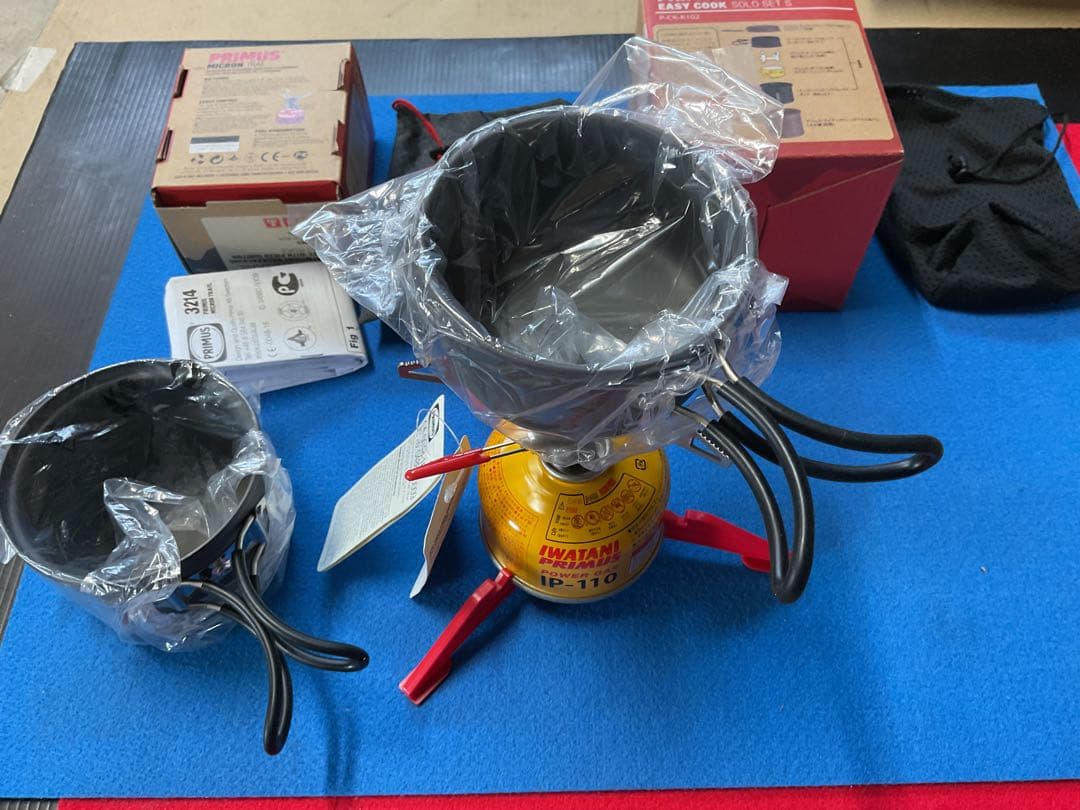 PRIMUS 希少MICRON TRAIL STOVE&PRIMUS クッカー他