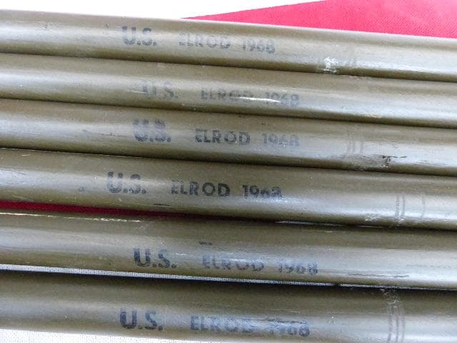 1968” 米軍実物 ナム戦 デッド!　テントポール　6本セット 軍幕 275