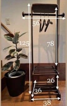 ヴィンテージ ハンガーラック　棚