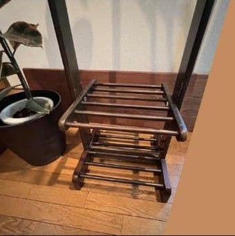 ヴィンテージ ハンガーラック　棚