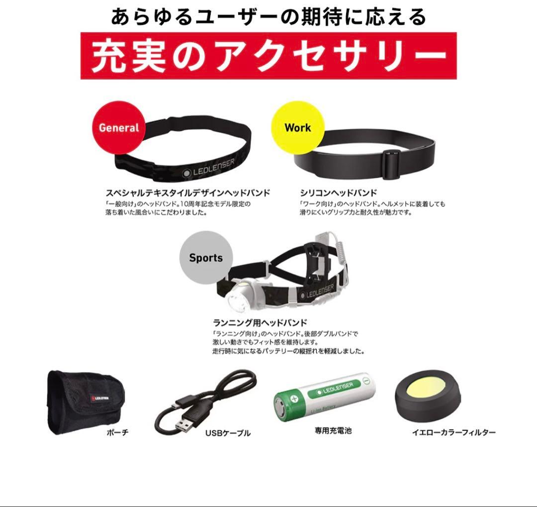 【新品未使用品】LEDLENSER H8R 10周年記念日本限定モデル
