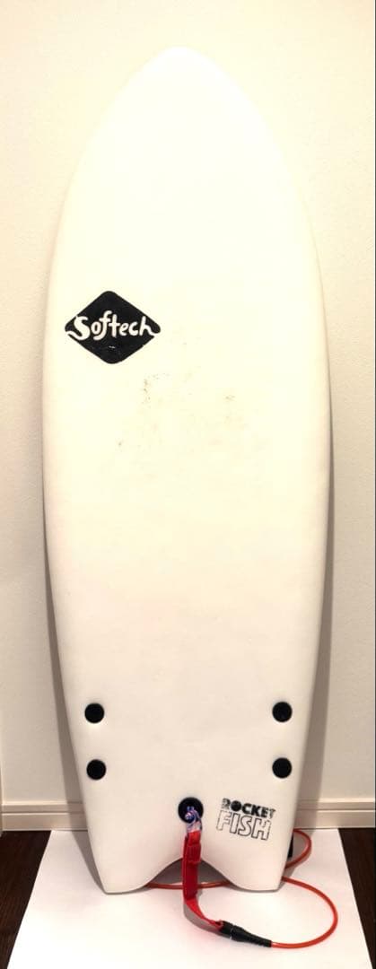 取りに来れる方　Softech Rocket Fish サーフボード　　4.8