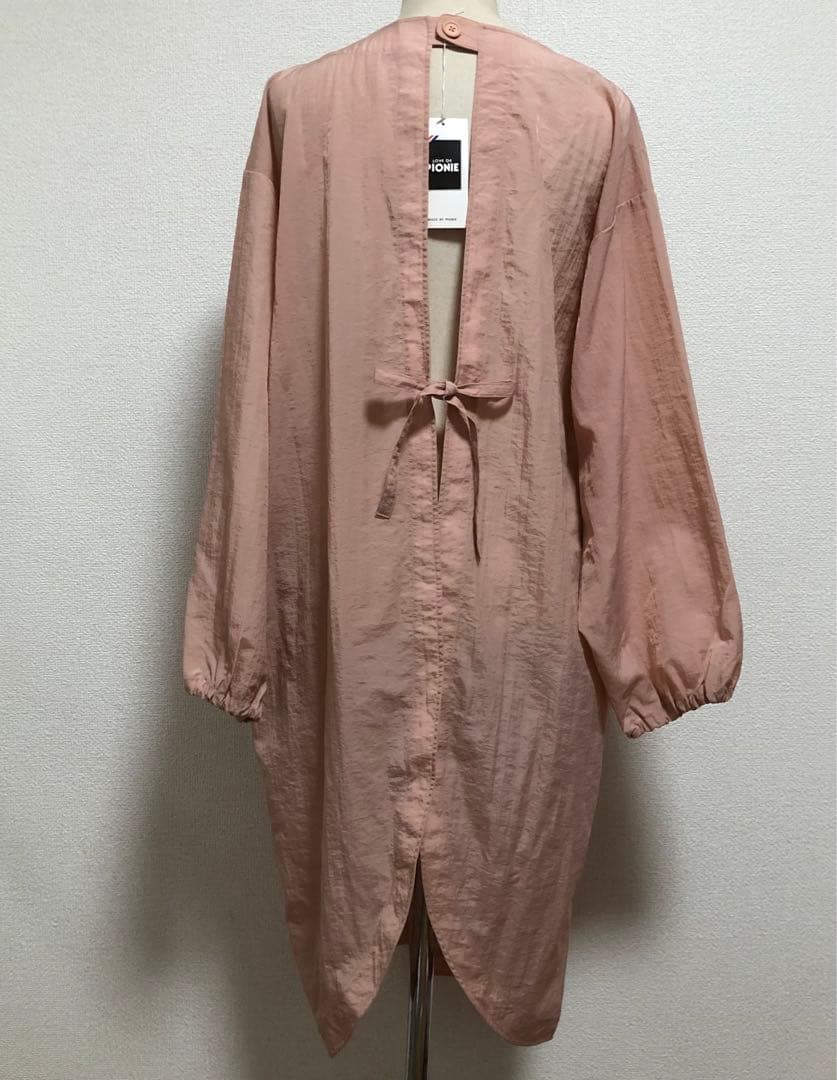 お花モチーフ エプロン 割烹着