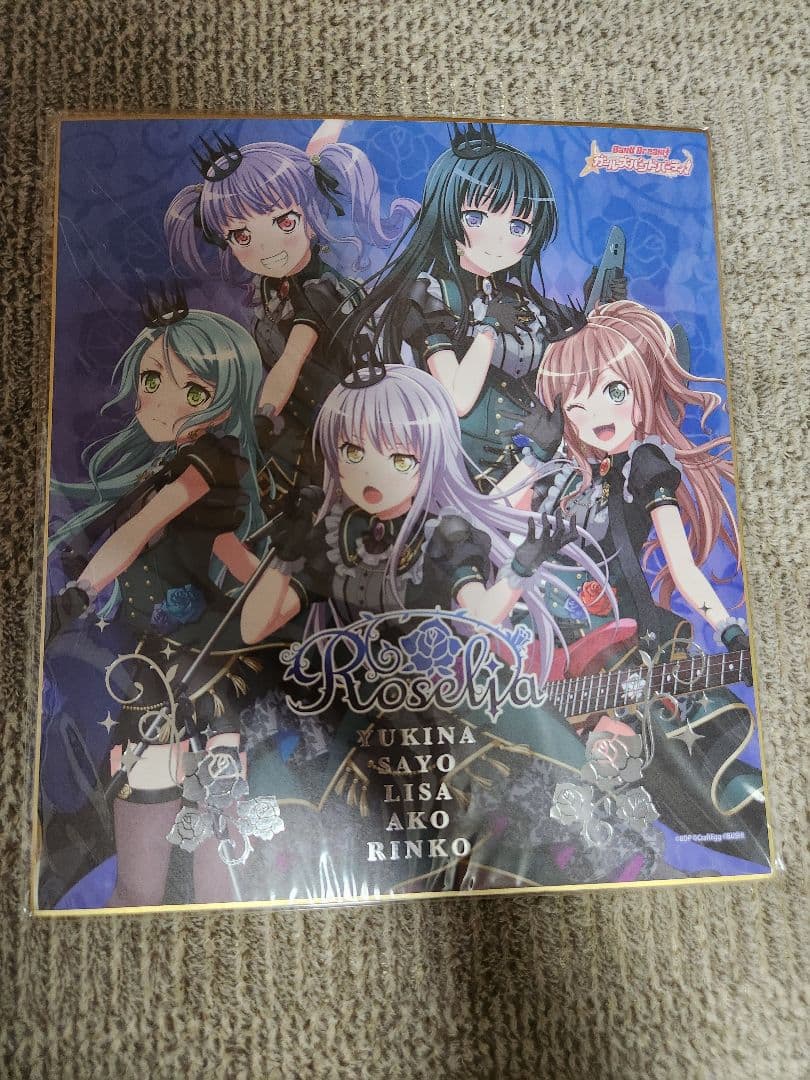 BanG Dream! Roselia グッズセット缶バッジ ・色紙