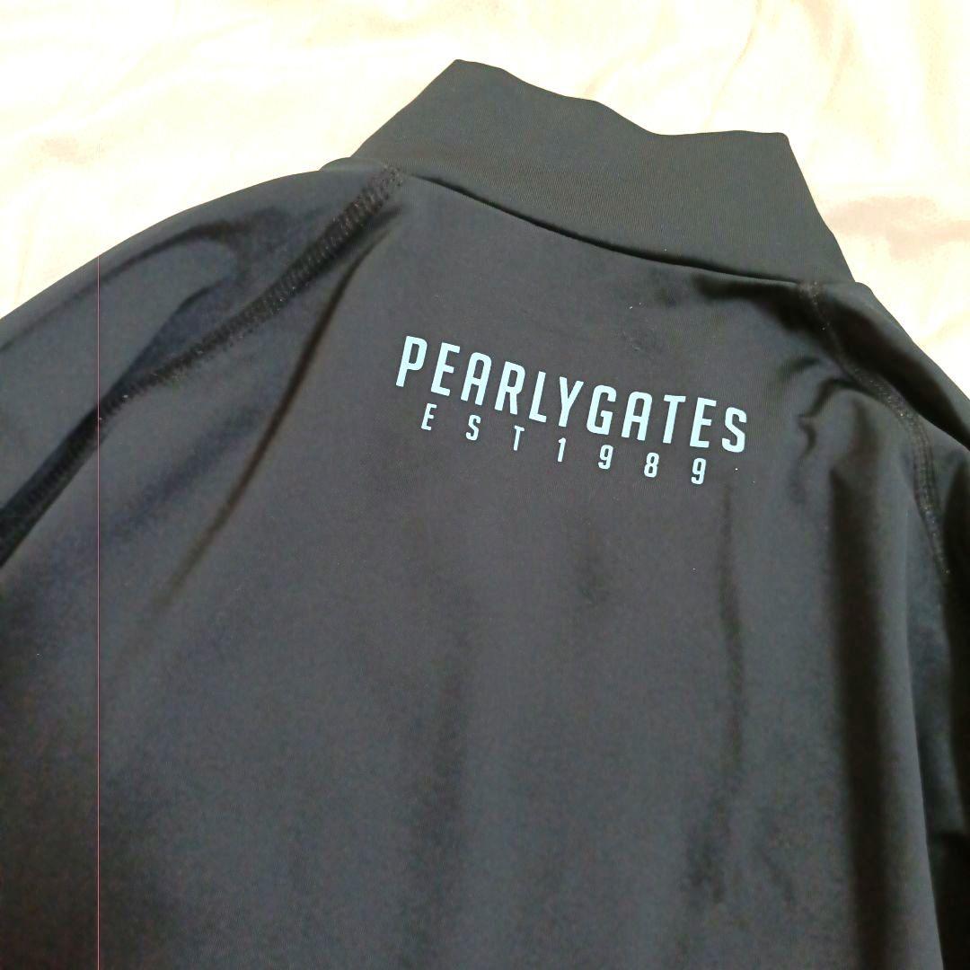 【極美品】PEARLY GATES モックネックシャツ　インナー　プリント（Ｌ）