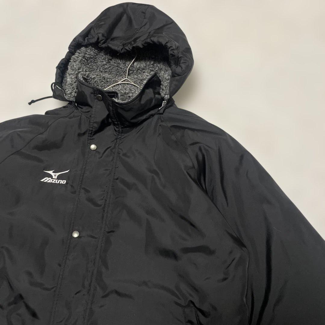 美品✨ Mizuno ミズノ ベンチコート ロングコート ボア付き メンズ M