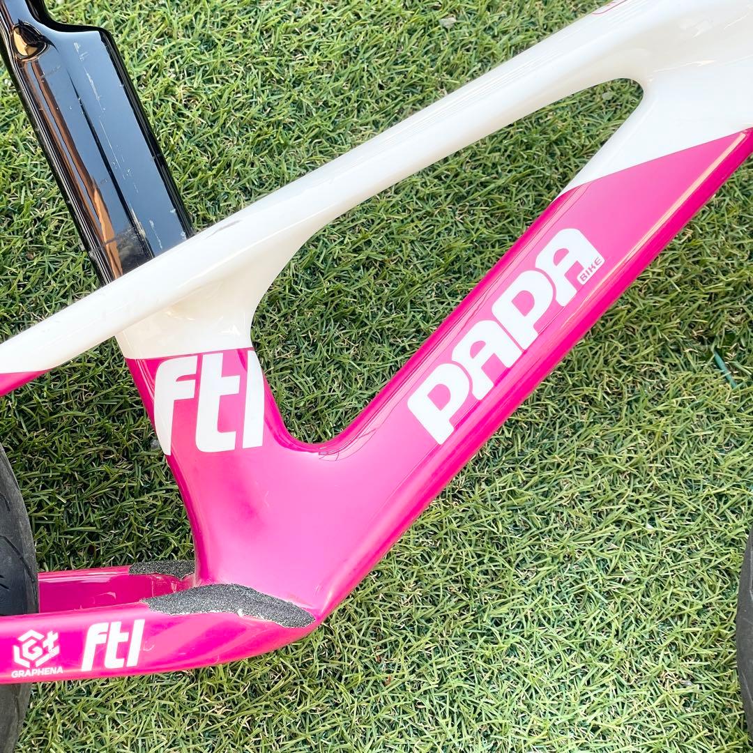 papabike　パパバイク　FTL　ランバイク　パープル　紫　白　完成車