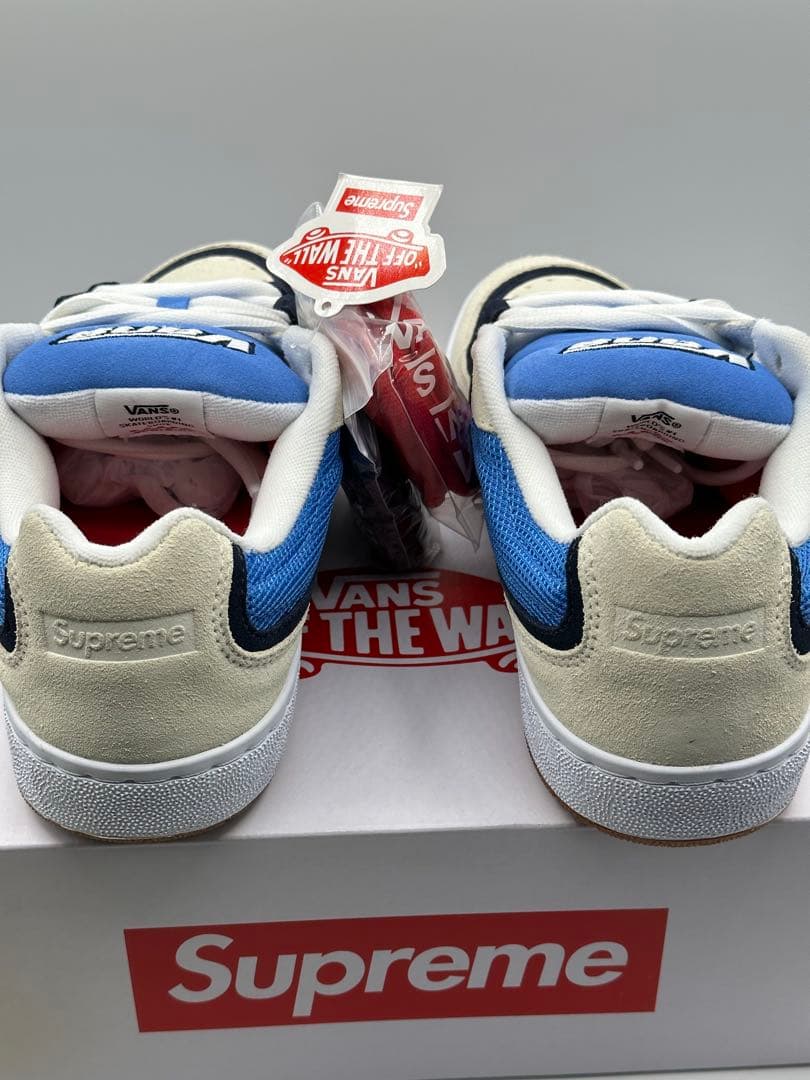 Supreme × Vans Speed \"Blue\" 27cm