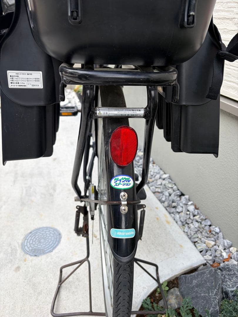【送料別26800円】ふらっかーず　丸石サイクル 非電動自転車　3人乗り
