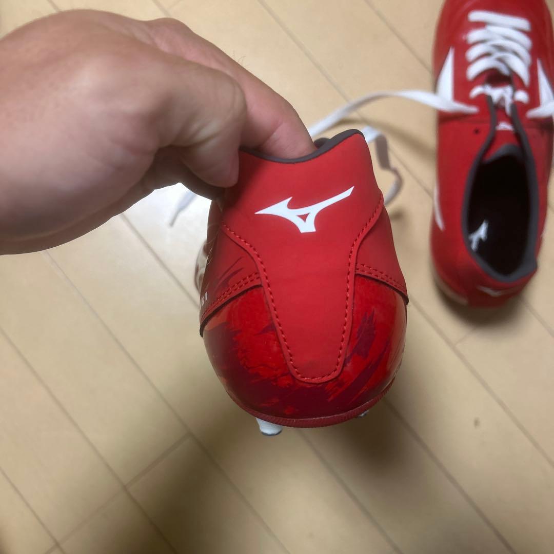 Mizuno レッド サッカーシューズ スパイク