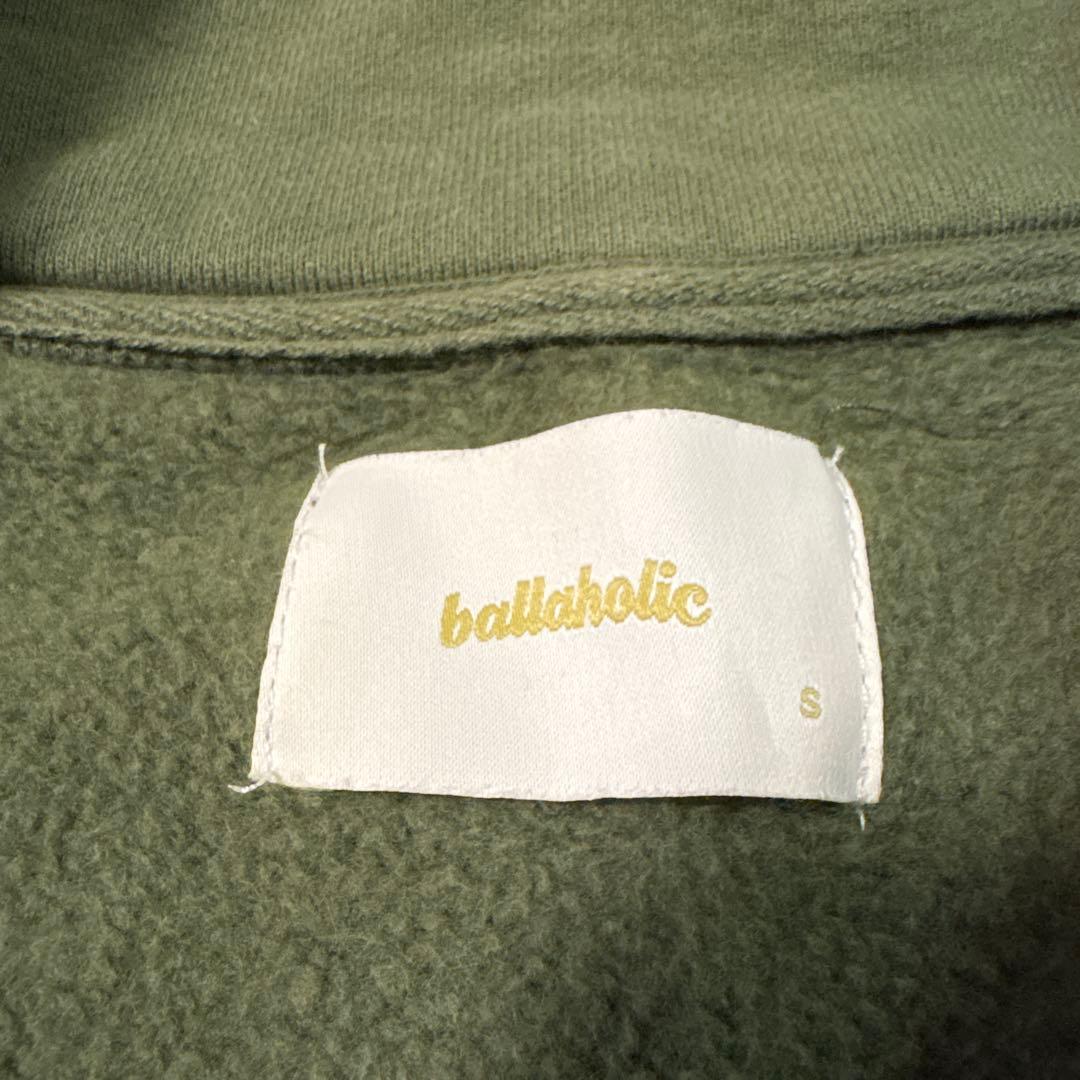 最終値下げ！ballaholic ジップスウェット カーキ Sサイズ