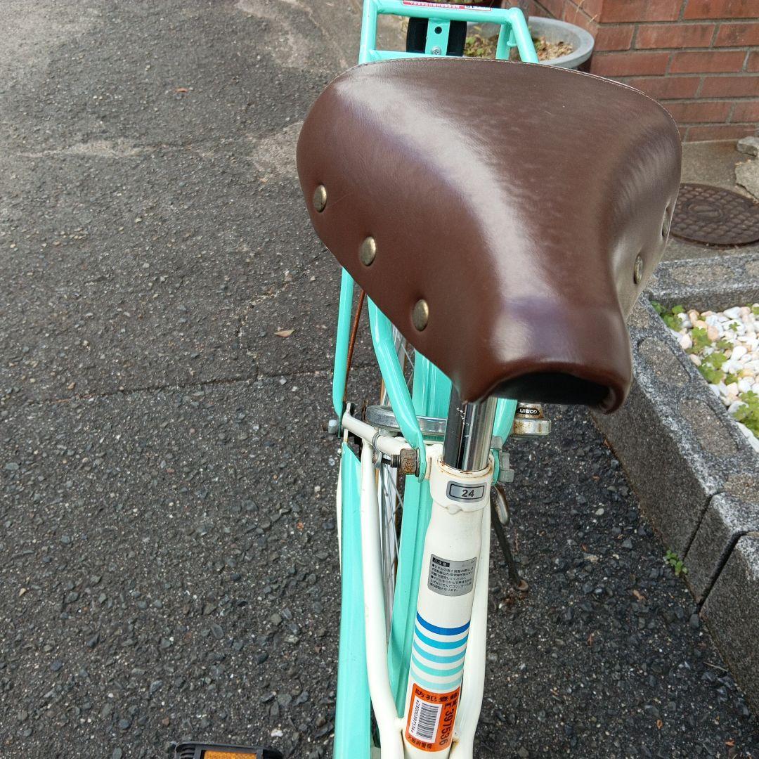24インチ⭐️オートライト⭐️水色の子供用自転車 Z4