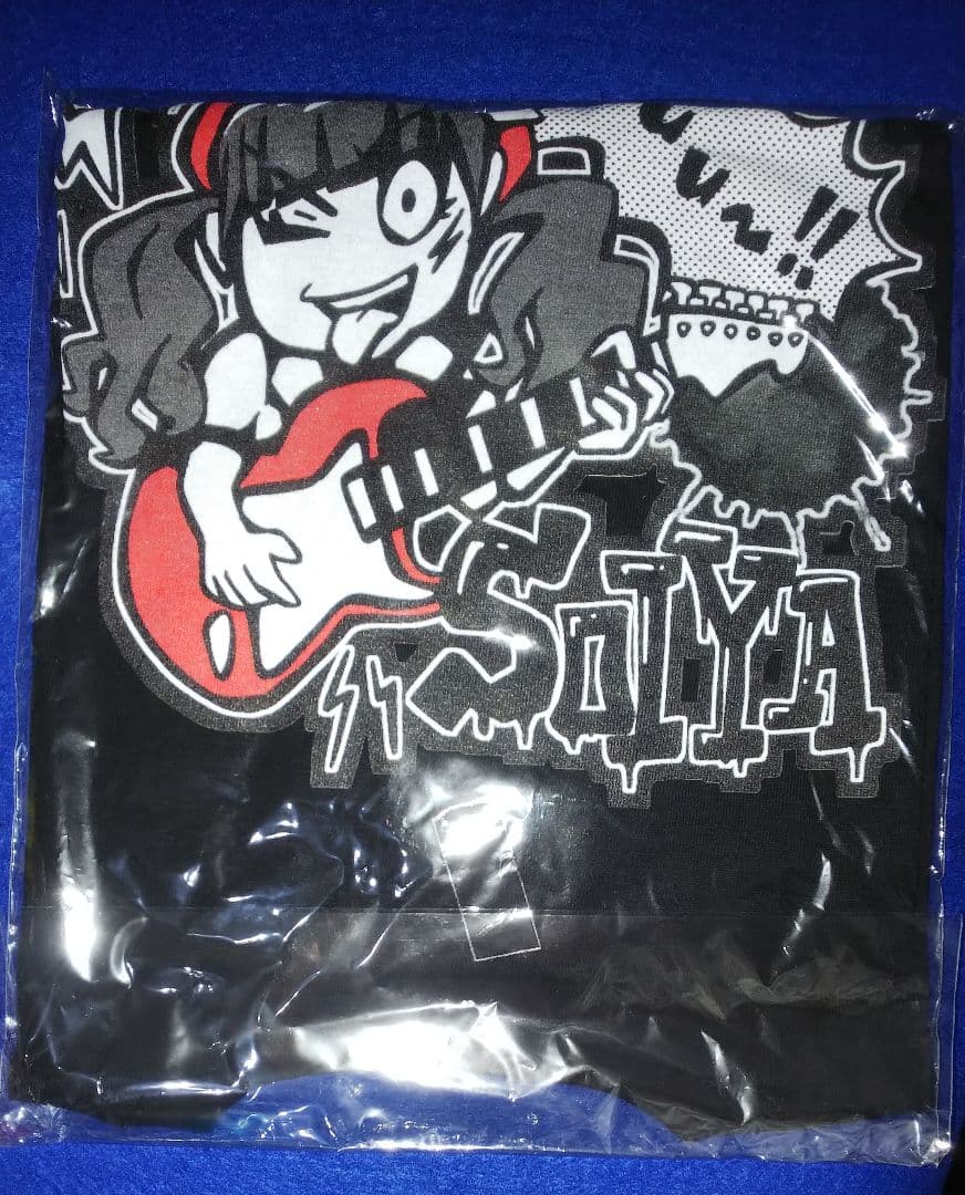 【ソイヤ×女子箱】Tシャツ(黒)Lサイズ【つぼみ大革命】
