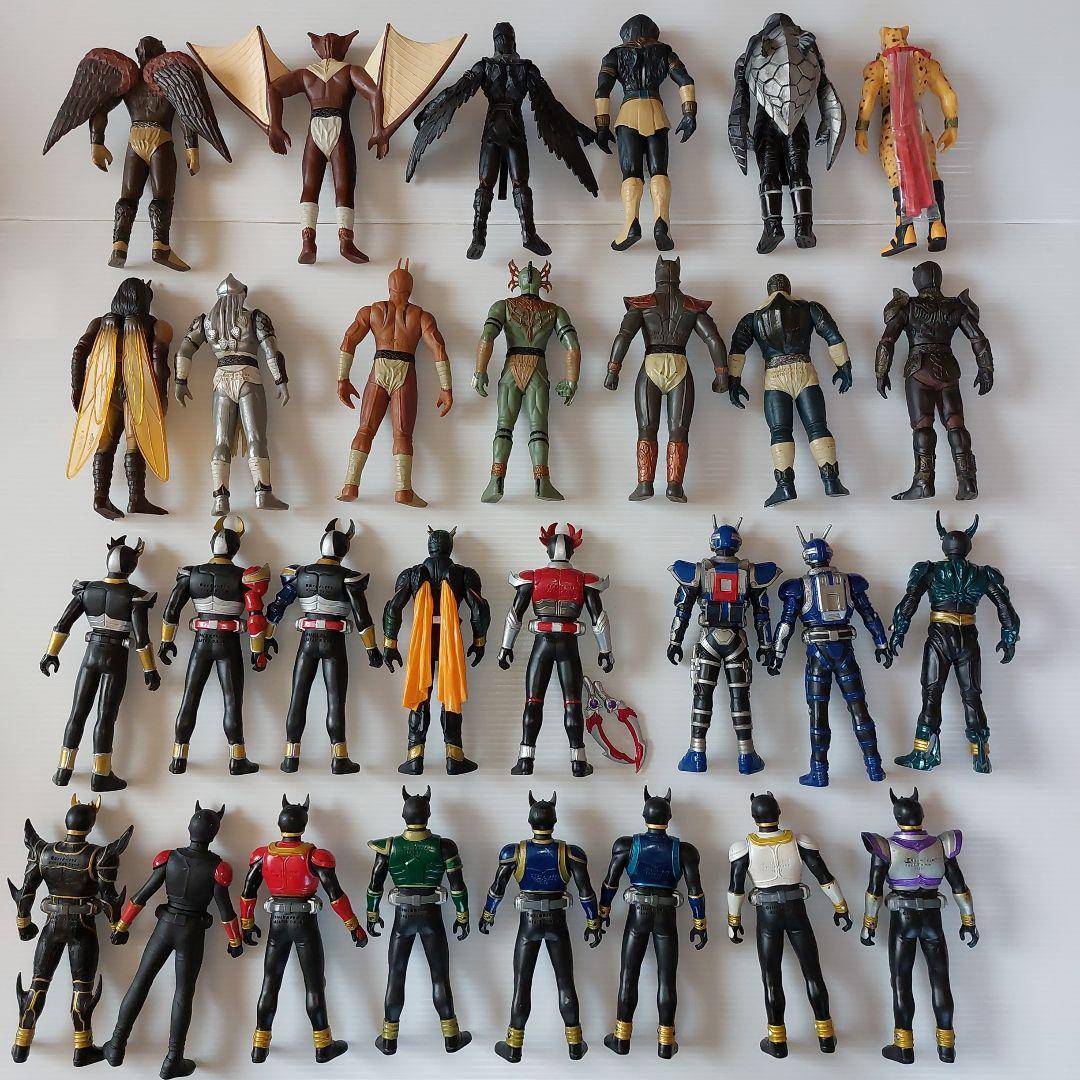 平成仮面ライダー　仮面ライダークウガ、アギト、怪人まとめ売り！当時物ソフビ