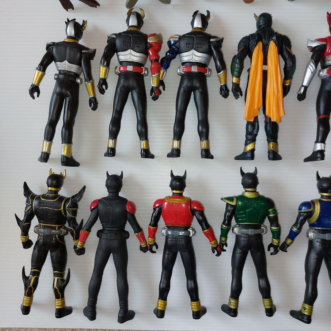 平成仮面ライダー　仮面ライダークウガ、アギト、怪人まとめ売り！当時物ソフビ