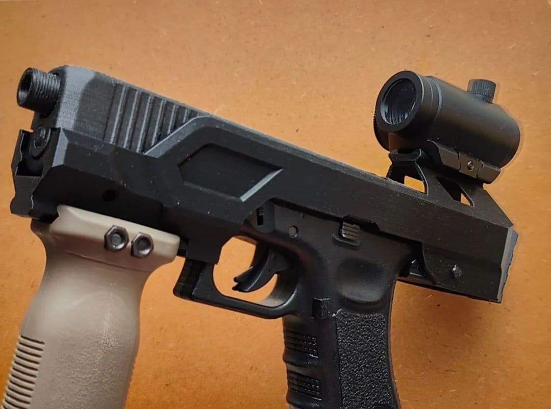 ミニマムカービンキット 折畳みストック東京マルイガスガンGlock17gen3用