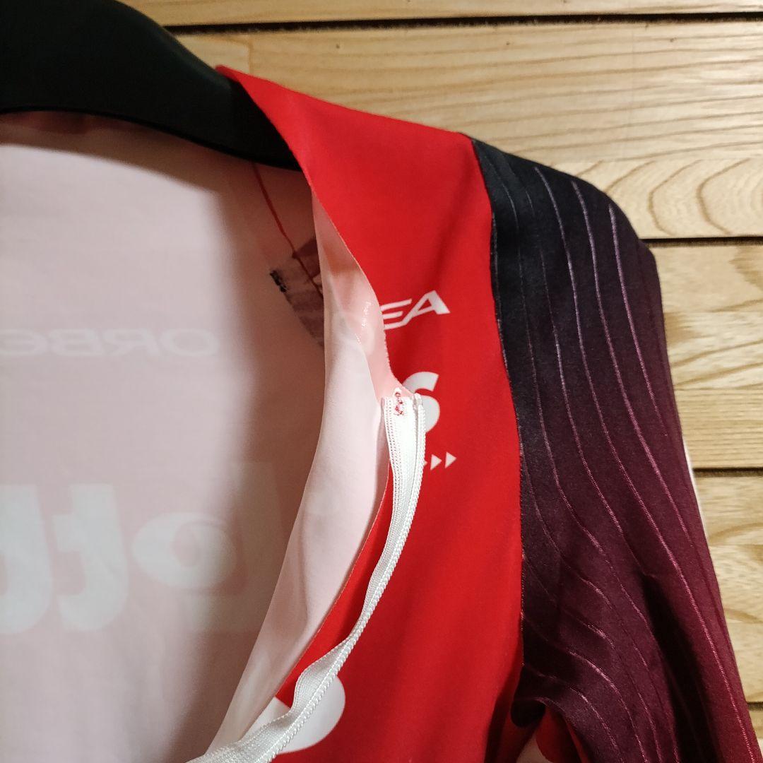 支給品　Lotto Cycling Team　半袖スキンスーツ　ロット　ワンピ
