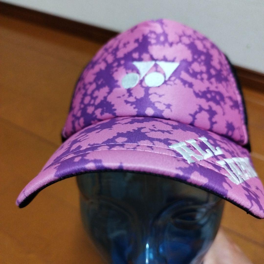 YONEX　オールジャパン　メッシュキャップ　ラベンダー　帽子