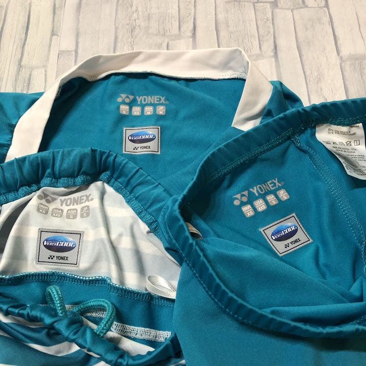 美品 ヨネックス 3点セット ボーダー