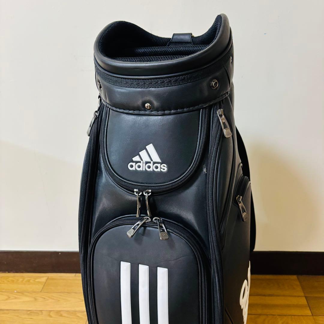 【美品】　adidasアディダス　キャディバッグ ゴルフバッグ　送料込み