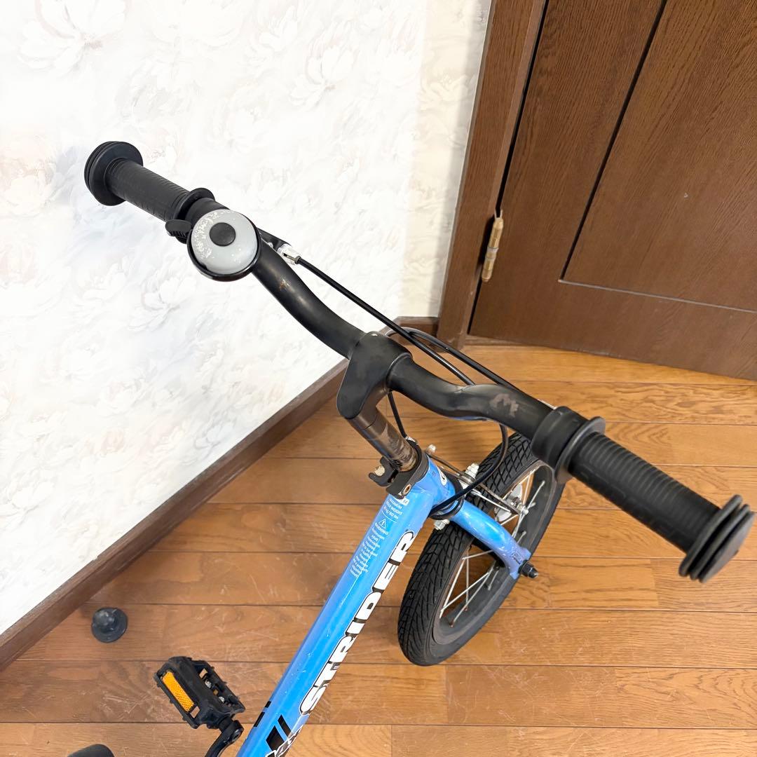 STRIDER 14x ストライダー キッズバイク ブルー スタンド付