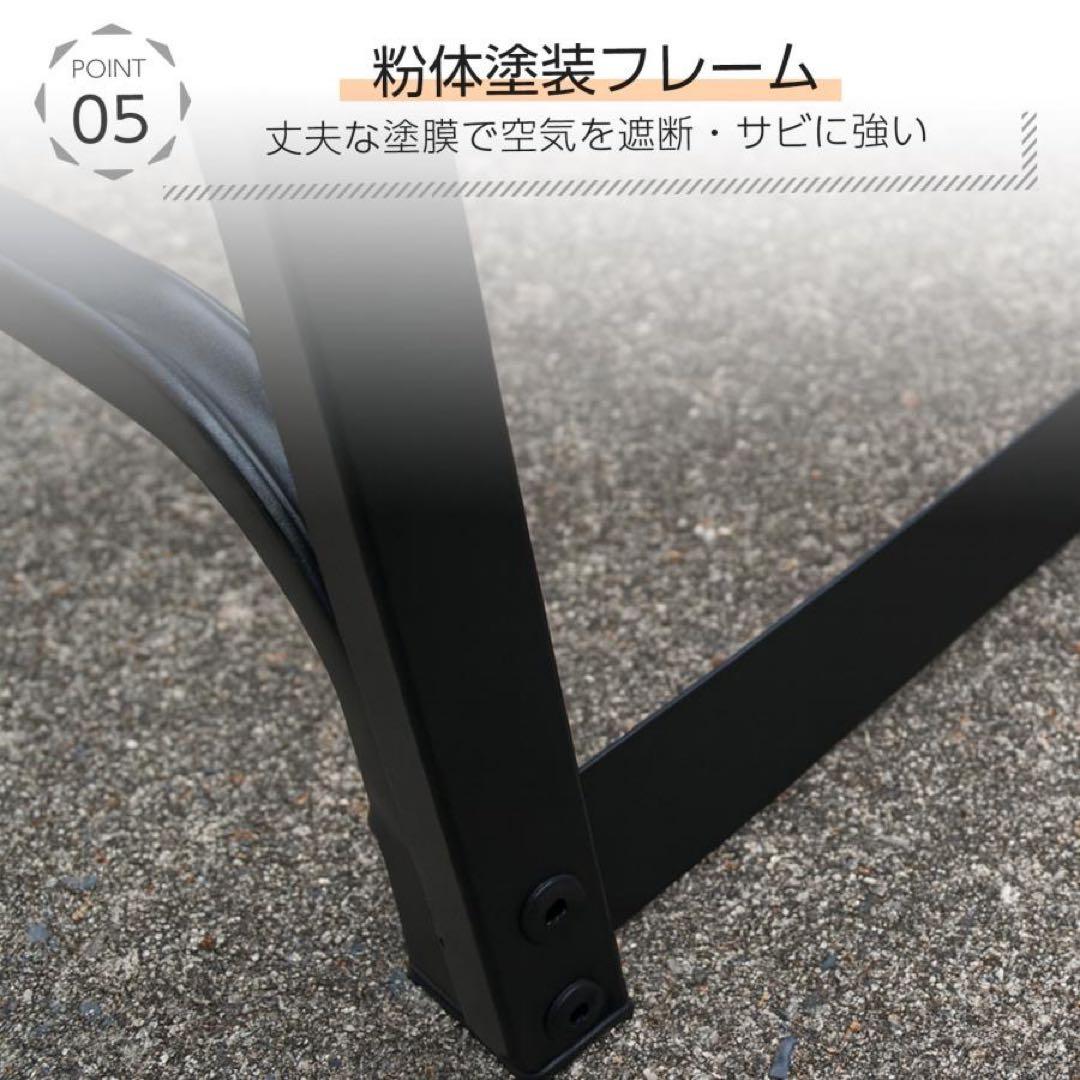 【新品】薪ラック 大容量 薪棚 スチール フック付 薪ストッカー 200cm