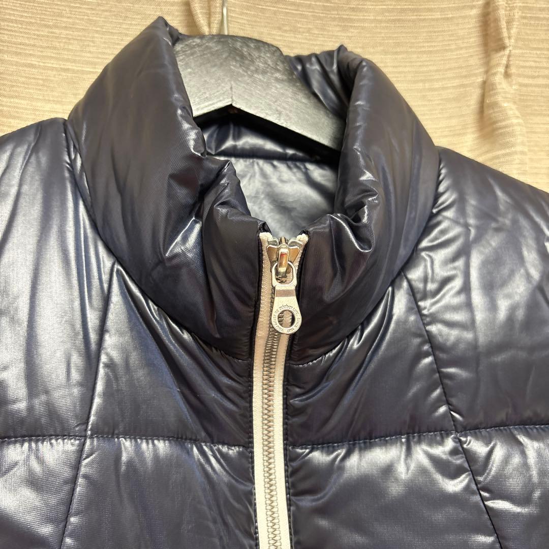 美品　アダバット　ダウン入り　ベスト　ジャケット　ネイビー　サイズ48（L相当）