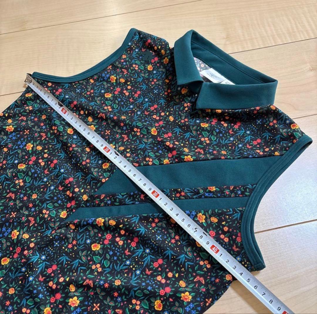 デサント　リバティプリント　スリーブレスシャツ　GR00 サイズO XL LL
