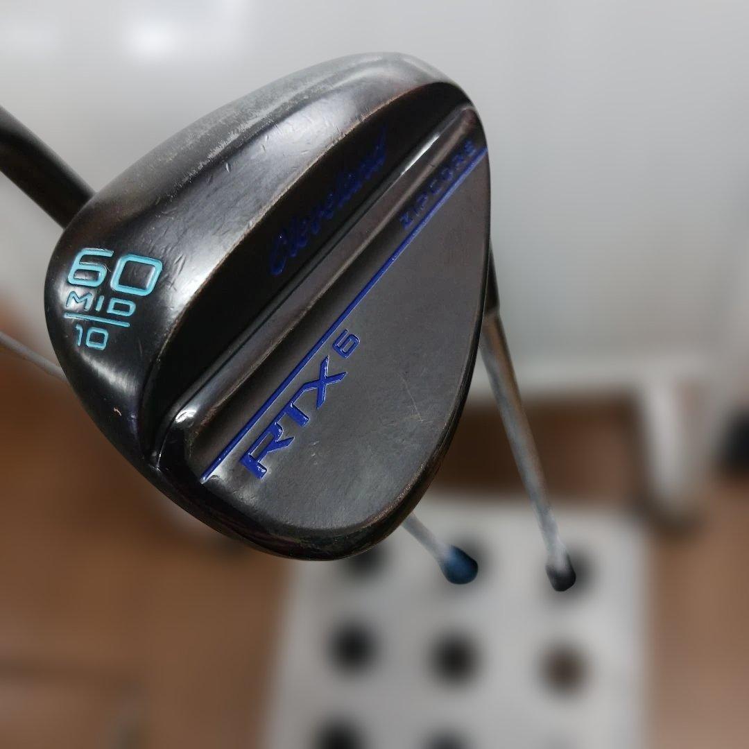 RTX 6 ZIPCORE ブラックサテン　52°　56°　60°　3本セット