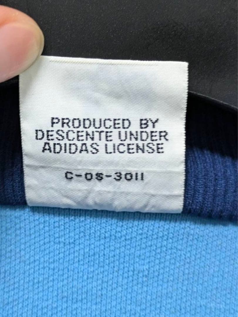 70s adidasトラックジャケット 西ドイツ デサント 左下ロゴ サイズ2