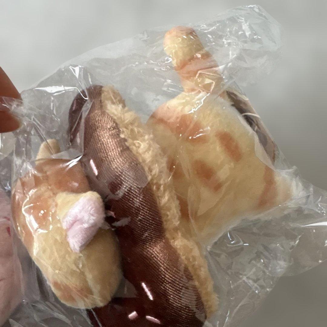 mofusand モフサンド ぬいぐるみ　マスコットキーリング　ドーナツにゃん