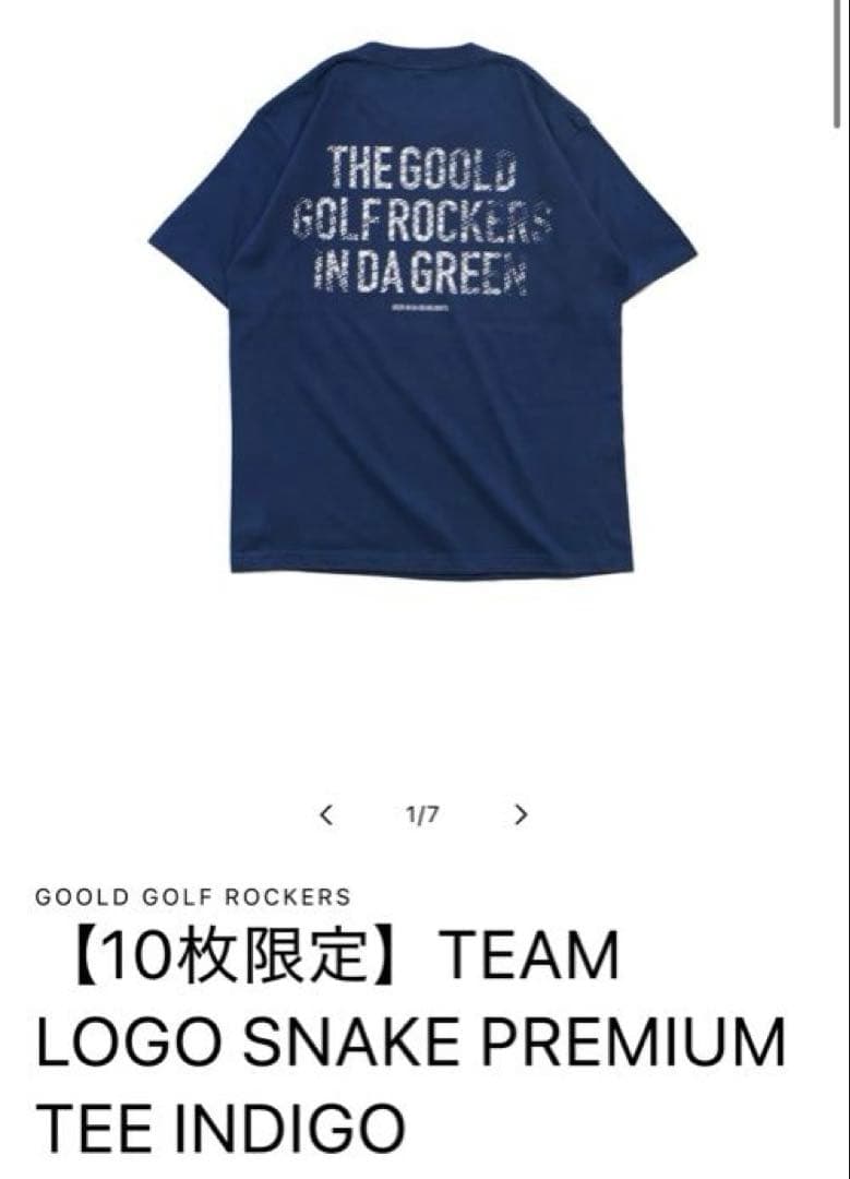 GOOLD GOLF ROCKERS TEAM LOGO 10枚限定　Tシャツ