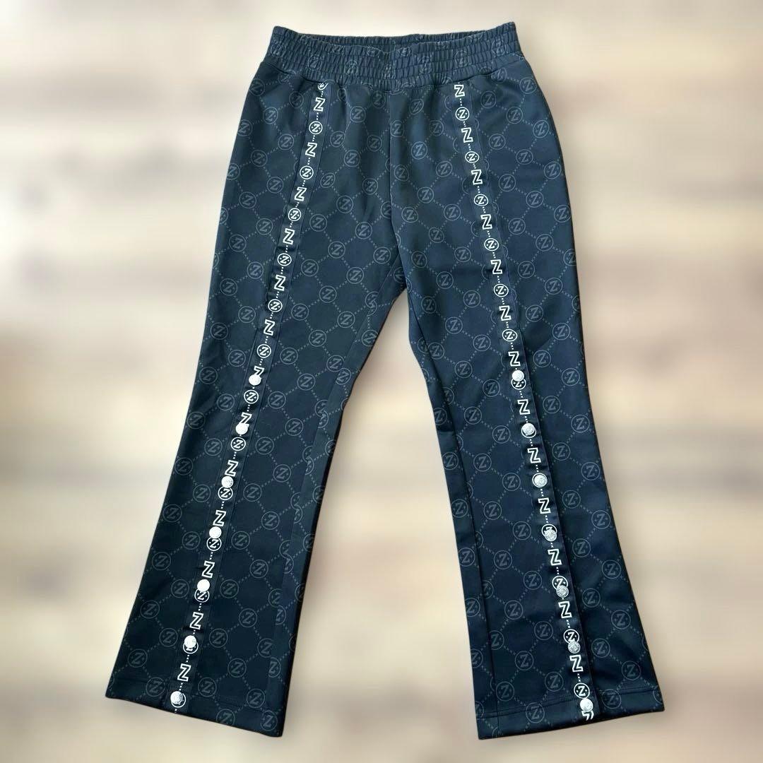極美品　ZUMBA ズンバトラックパンツ　M ジャージ黒　モノグラム　ダンス
