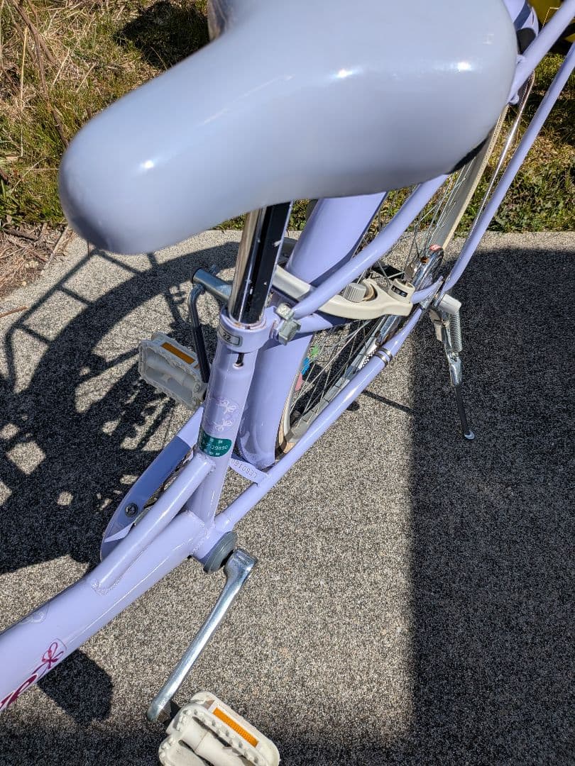 『シードリーム』 子供用自転車２２インチ パープル　【名古屋市中村区受渡】