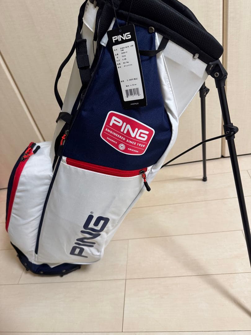 新品 スタンド キャディバッグ ピン PING 軽量 9.0型 5分割