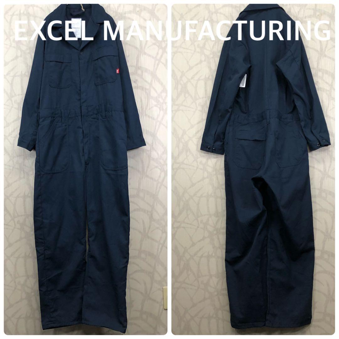 新品タグ付きEXCEL MANUFACTURING オーバーオール アメリカ軍
