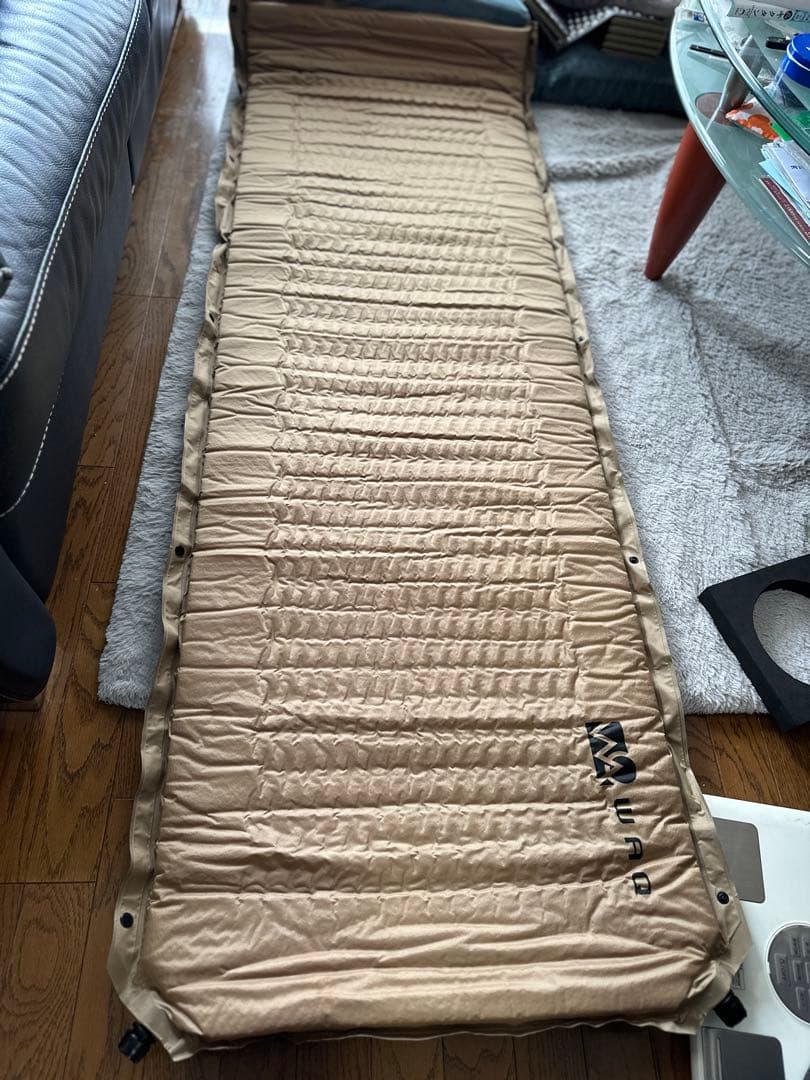 WRAQ エアマットレス ベージュ ロング