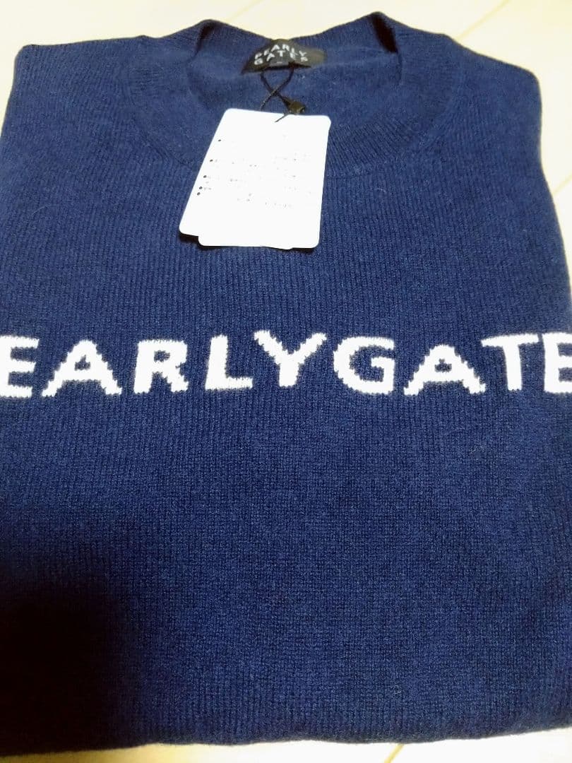 PEARLY GATES ネイビー ピュアカシミヤセーター