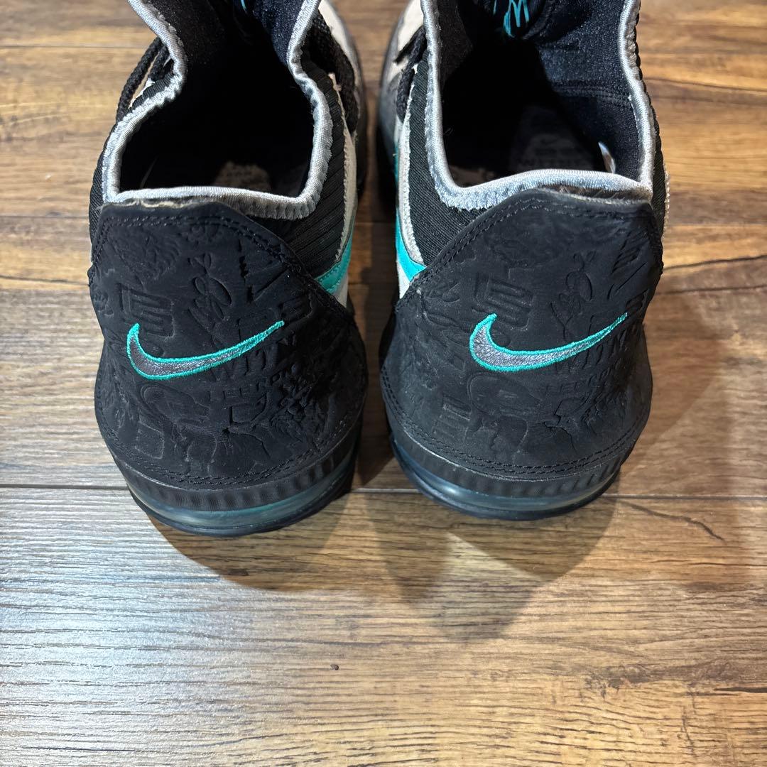 シューズ(男性用) NIKE LeBron16 Low Atmos Clear Jade 28cm